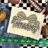 Camo Bow School Mascot DTF Heat Transfer