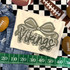 Camo Bow School Mascot DTF Heat Transfer
