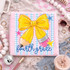 Back to School Pencil Bow DTF Heat Transfer