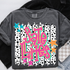 Retro Lotty Dotty School Mascot DTF Heat Transfer