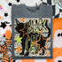 Black Cat Halloween DTF Heat Transfer