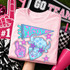 Bison mascot DTF transfer with pennant flag, star accents, and star-patterned bison head in retro school spirit style
