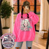 Product I Will Always Love You Dolly Parton DTF Transfer | Tribute Design, a pink sweatshirt featuring a graphic of Dolly Parton with the text 'I will always Love You' and her name, designed as a tribute.