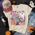 Spooky Season Floral DTF Transfer | Pink Ghost & Pumpkin Halloween Design