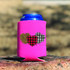 Plaid and Leopard Hearts HAT/POCKET Screen Print Heat Transfer, pink fabric cover with three heart designs featuring leopard, checkered, and plaid patterns.