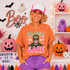 Frankly I Do Not Care WHITE DTF Transfer | Funny Frankenstein Halloween Design