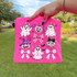 Breast Cancer Awareness Halloween DTF Transfer | Pink Ribbon Ghosts & Pumpkins Design
