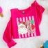 Ho Ho Ho Santa DTF Transfer | Pink Patchwork Christmas Design