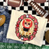 Lions mascot DTF transfer featuring a lion wearing star sunglasses and a jersey inside a pink star-studded oval frame, designed for school spirit and game day shirts