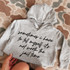 Sometimes I Have to Tell Myself It's Not Worth the Jail Time funny script DTF transfer on a gray hoodie