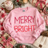 Merry and Bright DTF Transfer | Christmas Holiday Design