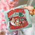 Iced Coffee & Christmas Cheer DTF Transfer | Retro Holiday Coffee Design