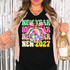 New Year 2027 Disco Ball DTF Transfer | Retro NYE Party Design