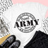 Proud Army Mom Military Civil Servants Sublimation Transfer