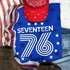 Seventeen Seventy Six 1776 Screen Print Heat Transfer