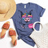 I'm So Magical ADULT Screen Print Heat Transfer, graphic t-shirt featuring a cute pig wearing sunglasses and a unicorn horn, with a speech bubble saying 'I'm so magical'.