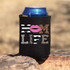 Mom Life HAT/POCKET Screen Print Transfer, black fabric pocket with colorful text and leopard print design.