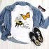 Float Like A Butterfly Sting Like A Bee Sublimation Transfer