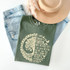 I See Trees of Green CREAM Screen Print Heat Transfer, creative green T-shirt with tree and butterfly design and quote.