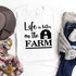 Life Is Better On The Farm  Sublimation Transfer