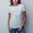 Rainbow Hearts Splatter Sublimation Transfer
