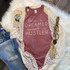 Born A Dreamer Screen Print Heat Transfer, pink t-shirt with inspirational quote and stylish accessories on a cozy fur background.