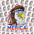 Merica Eagle Sticker Sheet