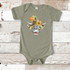 Fall Shaggy Cow INFANT Screen Print Heat Transfer