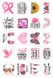 Breast Cancer Awareness Variety Pack Sticker Sheet