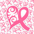 Breast Cancer Awareness Pink Heart Sticker Sheet