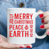 Merry Christmas Word Art Sublimation Transfer