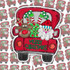 Christmas Truck Sticker Sheet