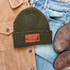 Mountain Landscape Leather Hat Patch