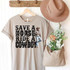 Save A Horse Ride a Cowboy Screen Print Heat Transfer-1656009229