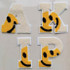 Ivory with Smiley Face Chenille Letters