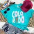 Colorado Pastels Distressed Leopard Lightning Bolt DTF Heat Transfer