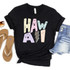 Hawaii Pastels Distressed Leopard Lightning Bolt DTF Heat Transfer