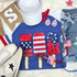 Red White and Blue Popsicles Screen Print Heat Transfer