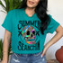 Summer Searchin Skull DTF Heat Transfer