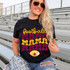 Football Mama Trio Maroon/Gold DTF Heat Transfer