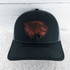 Wolverine Mascot Leather Hat Patch
