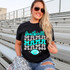 Football Mama Trio Teal/Siliver DTF Heat Transfer