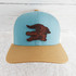 Gator Mascot Leather Hat Patch
