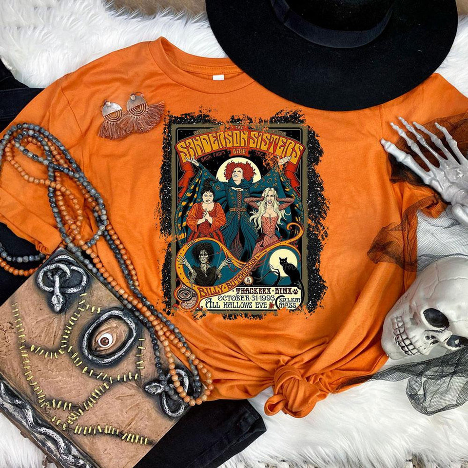 Hocus Pocus Sanderson Sisters Vogue ADULT Screen Print Heat Transfer