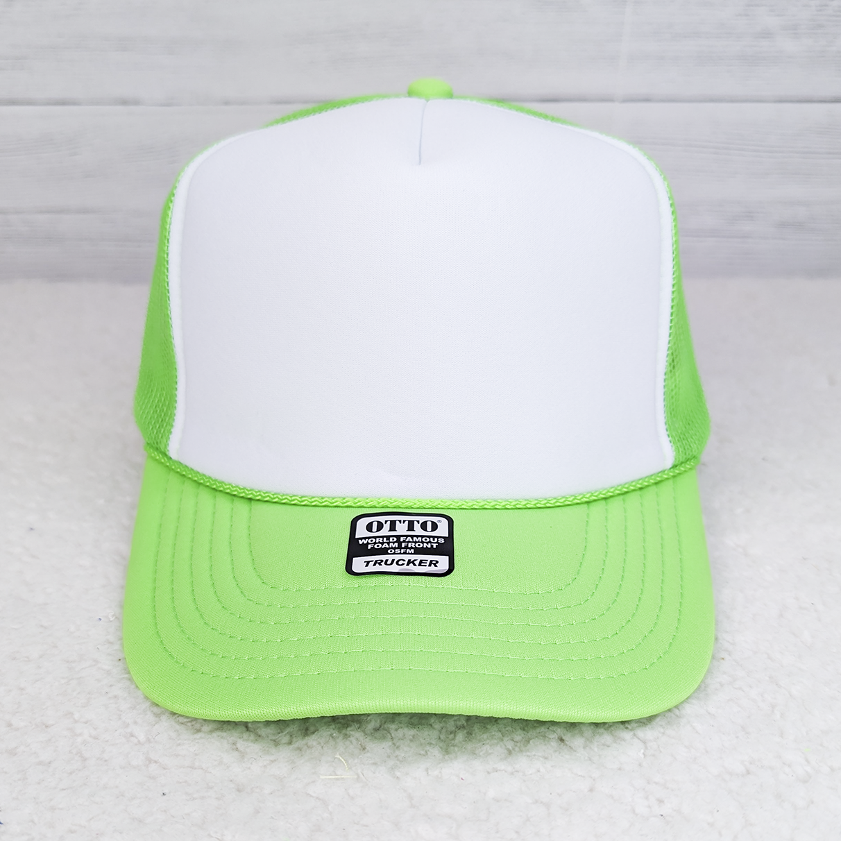 neon-green-and-white-foam-