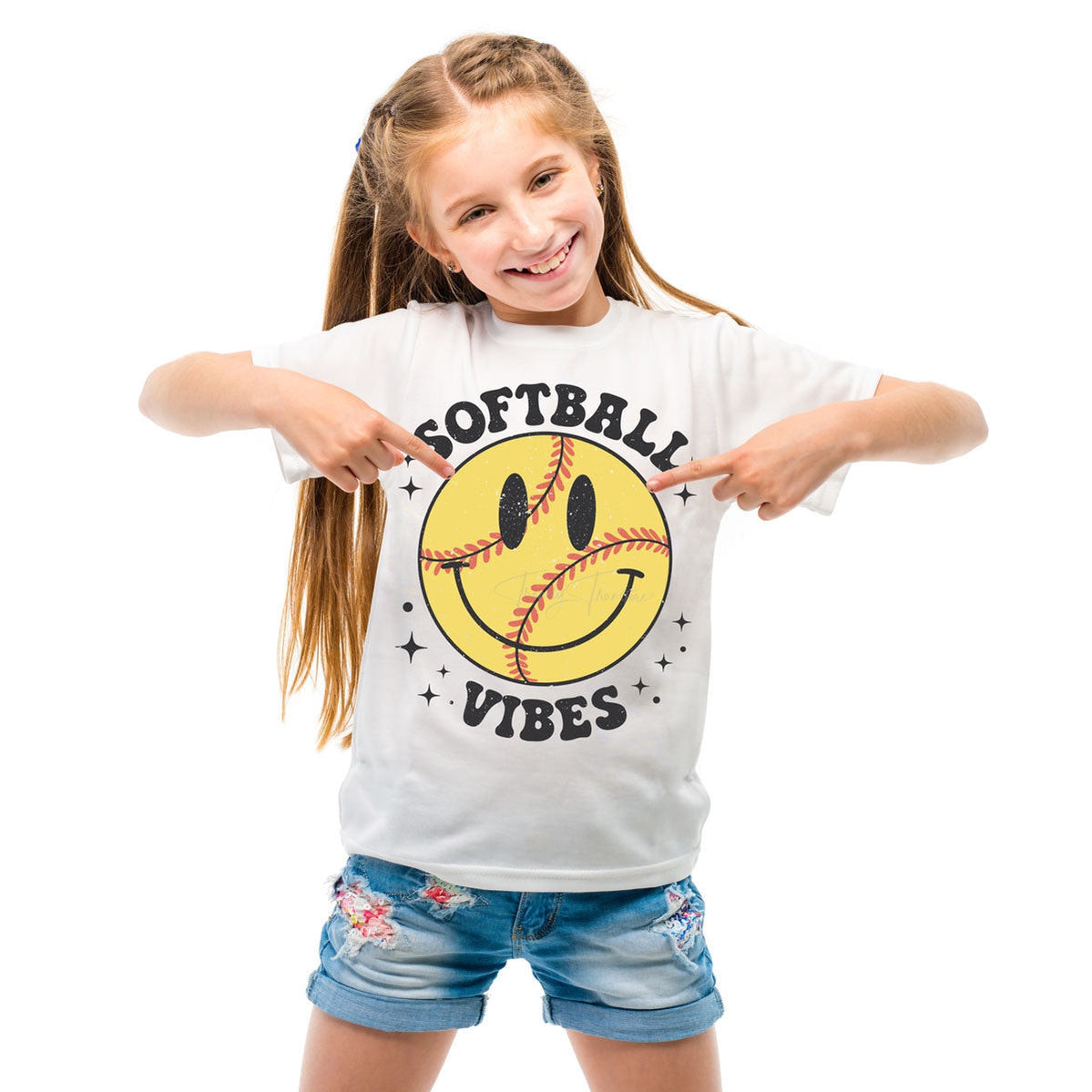 Softball Vibes Bubble PUFF – Texas Transfers and Designs