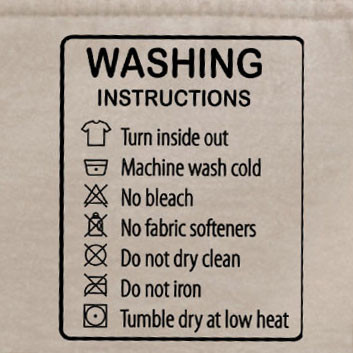 Washing Instructions DTF Heat Transfer