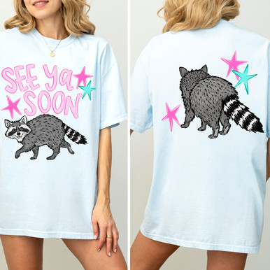超レア　ミスチル桜井Lucky Raccoon ラッキーラクーン Tシャツ See Ya Later Raccoon FULL SET DTF Heat Transfer