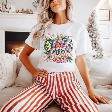 Juneteenth Patch Ho Ho Ho Merry Christmas DTF Transfer | Holiday Design