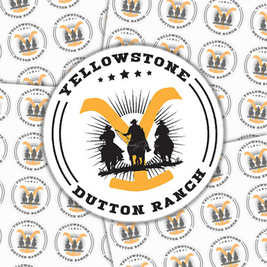 Yellowstone Dutton Ranch Sticker Sheet - Trendy Transfers